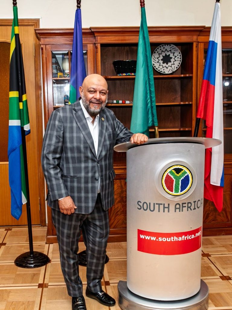 Honourable Imraan Moosa at a parliamentary or international engagement