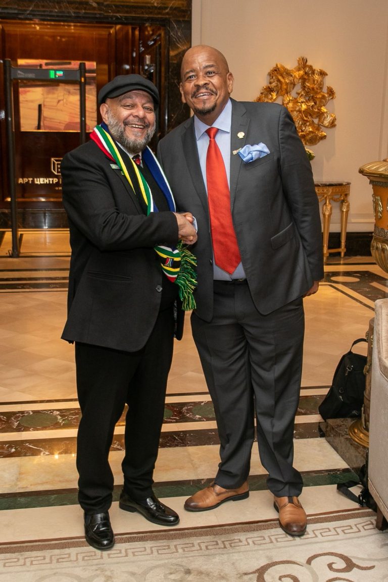 Honourable Imraan Moosa at a parliamentary or international engagement
