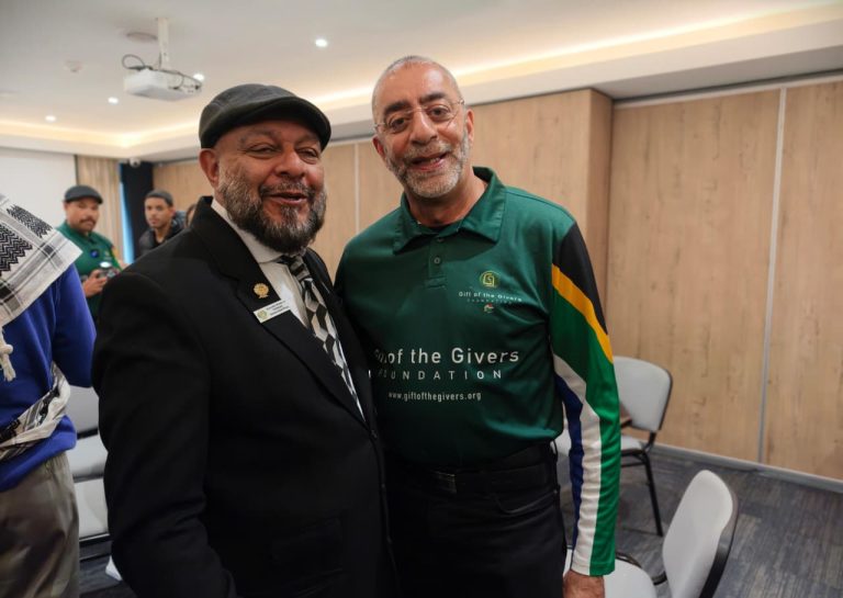 Honourable Imraan Moosa at a community engagement in Lenasia