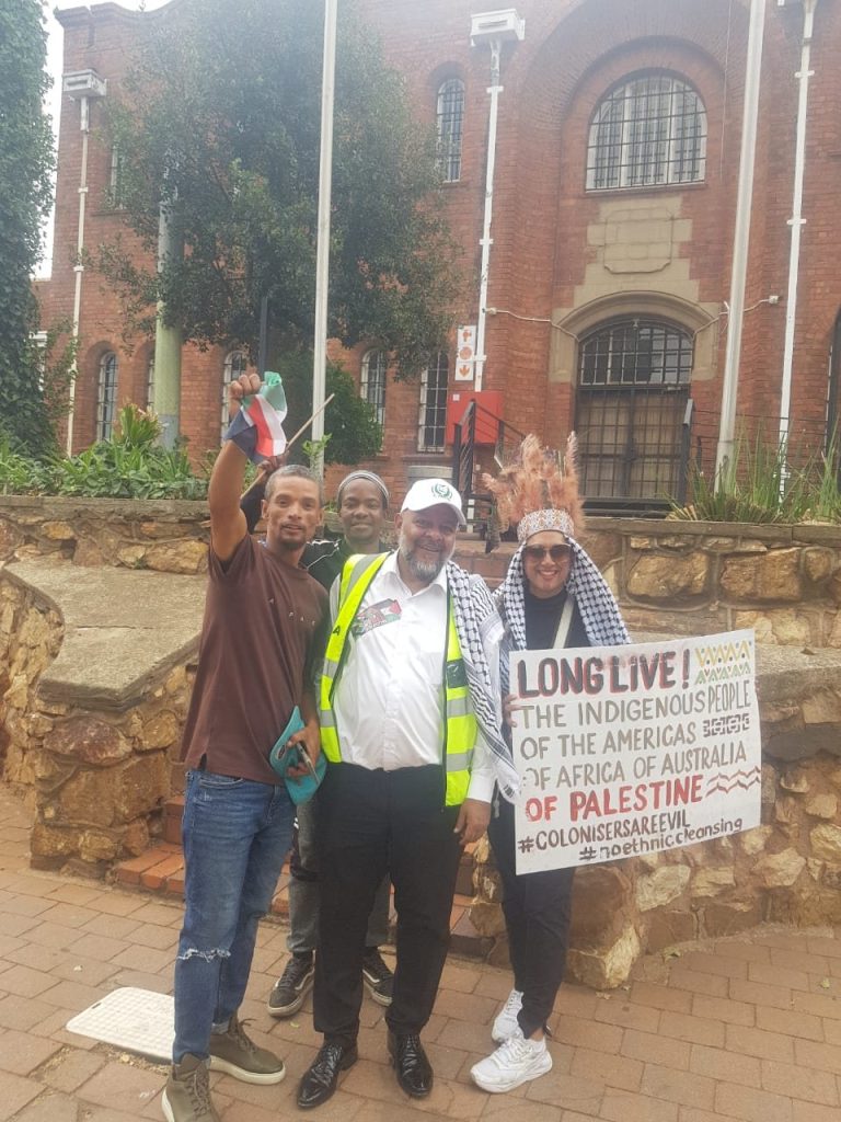 Imraan Moosa at a community engagement in Lenasia