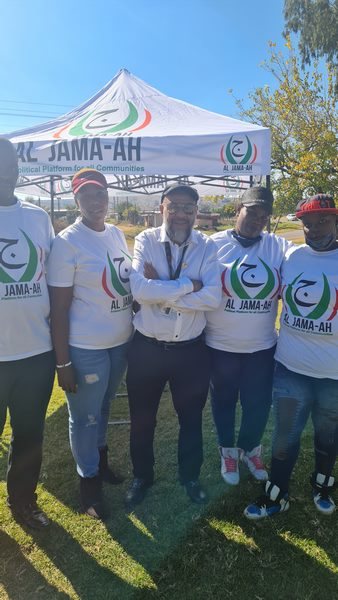 Imraan Moosa at a Lenasia safety and security initiative